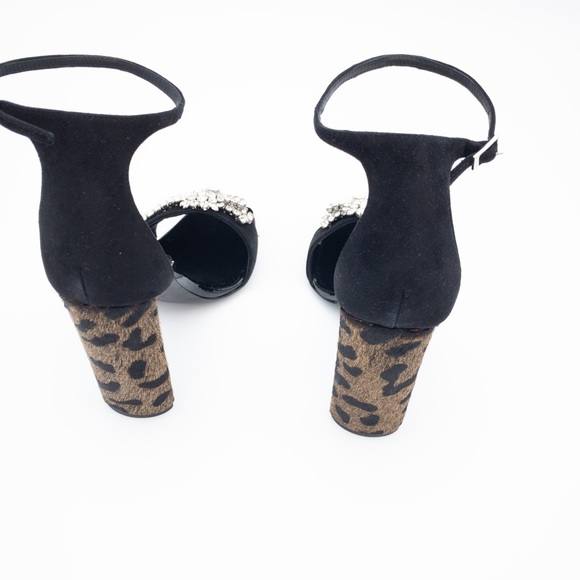 Authentic Giuseppe zanotti I70086 cam Nero sandals - Picture 2 of 16